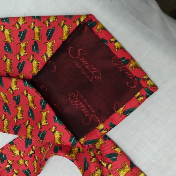 Smith's Bermuda 100% Silk Tie Made in Italy - Picture 5 of 6